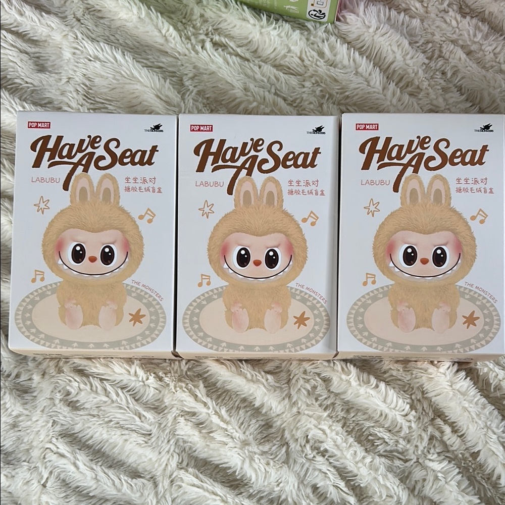 Pop Mart Labubu 'Have A Seat' Collectible Figure. Authentic with verified scan.